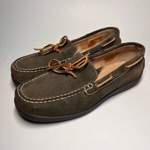 Land’s End women’s suede moccasin  175254 nearly new size 8